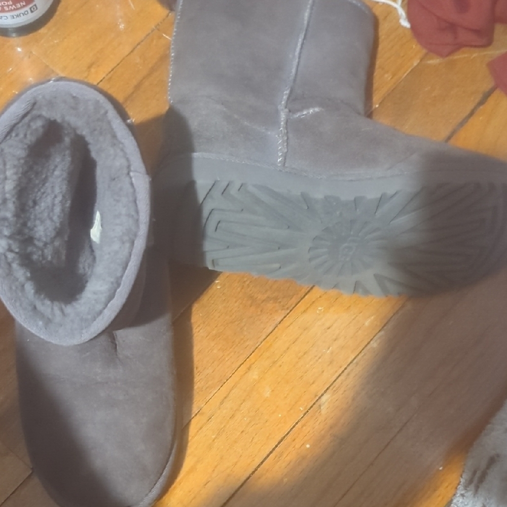 UGG Gray Ankle Boots - Picture 2 of 3